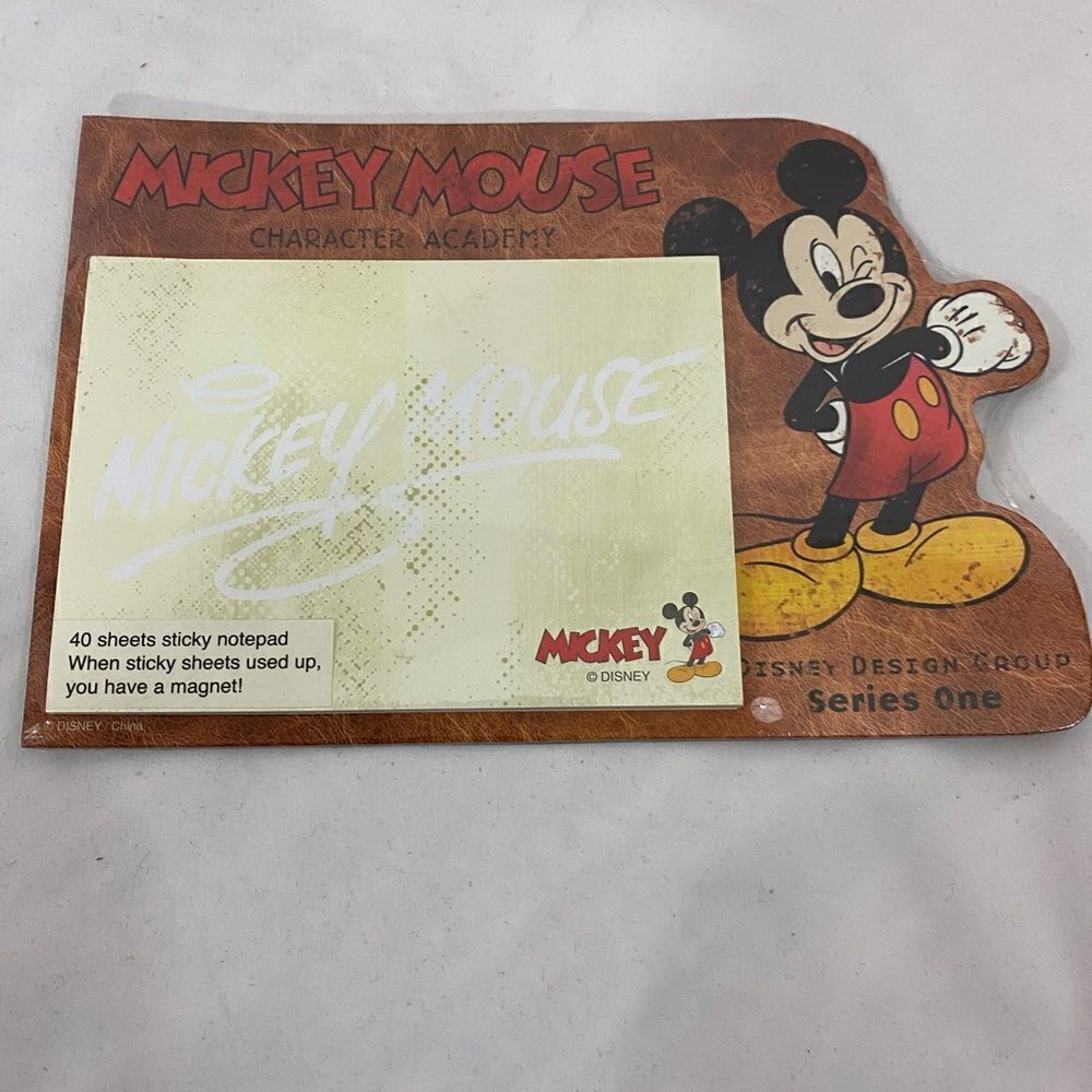 NWT Vintage WDW Sticky Notepad/Magnet Set - Picture 4 of 5